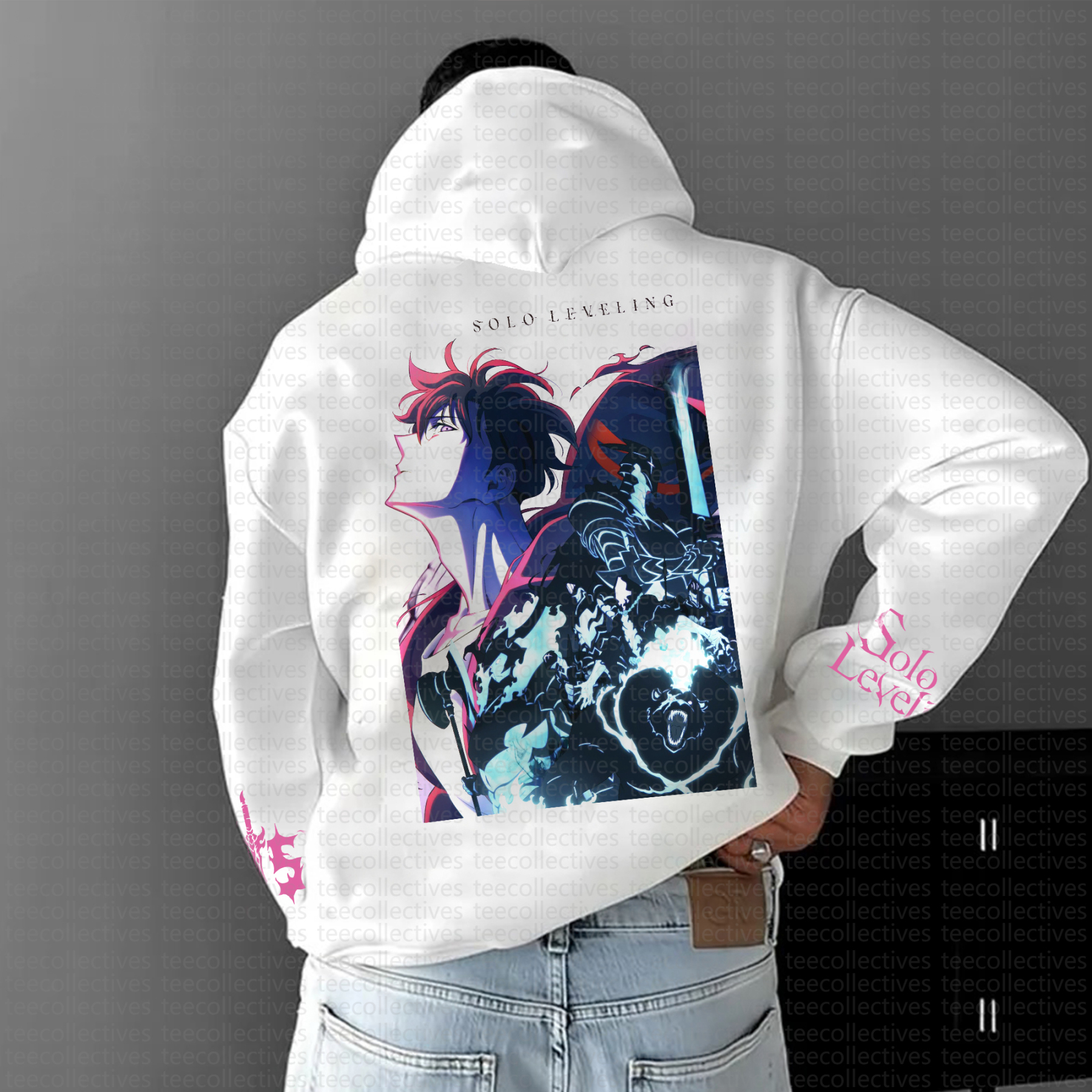 Unisex “Solo Leveling” Anime Graphic Streetwear Vintage Hoodie