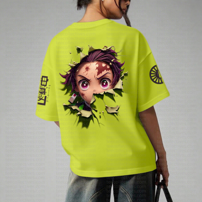 "Demon Slayer" Anime Inspired Vintage T-Shirt