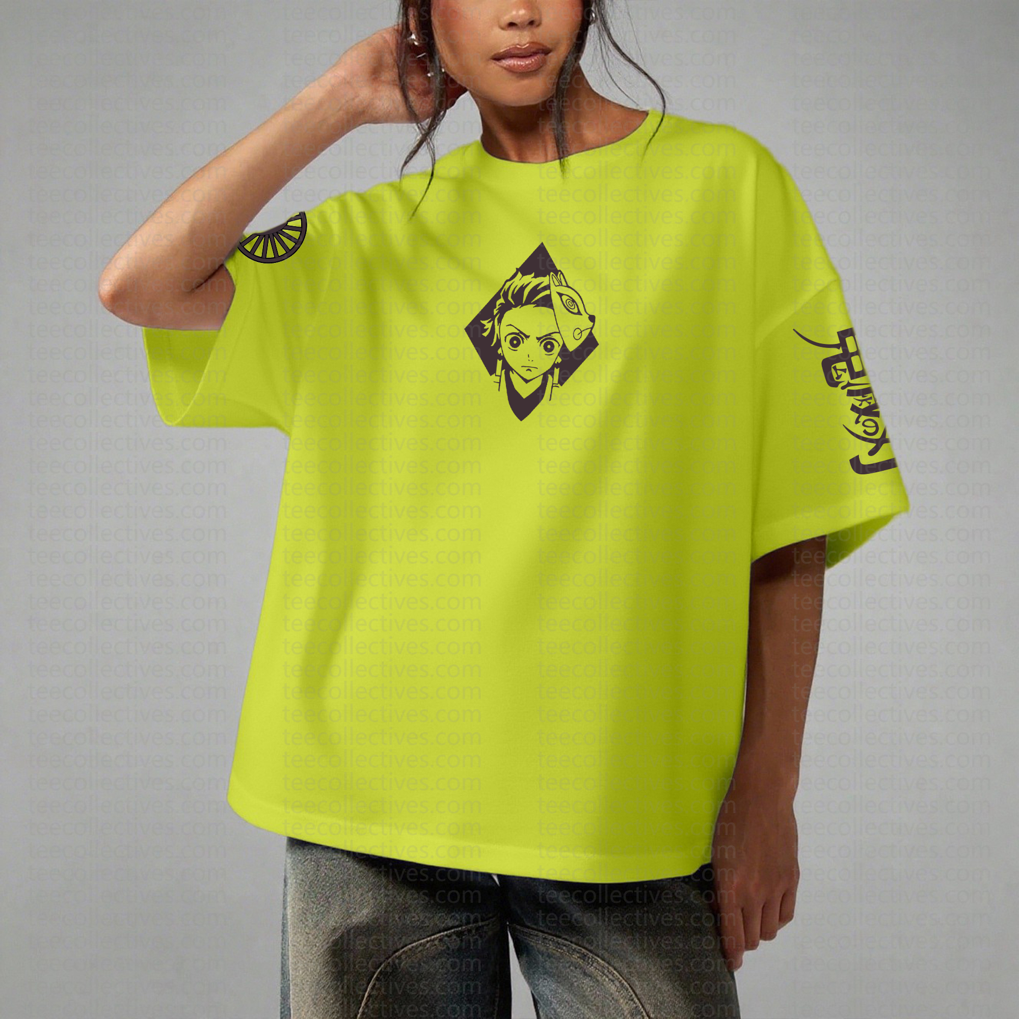 "Demon Slayer" Anime Inspired Vintage T-Shirt