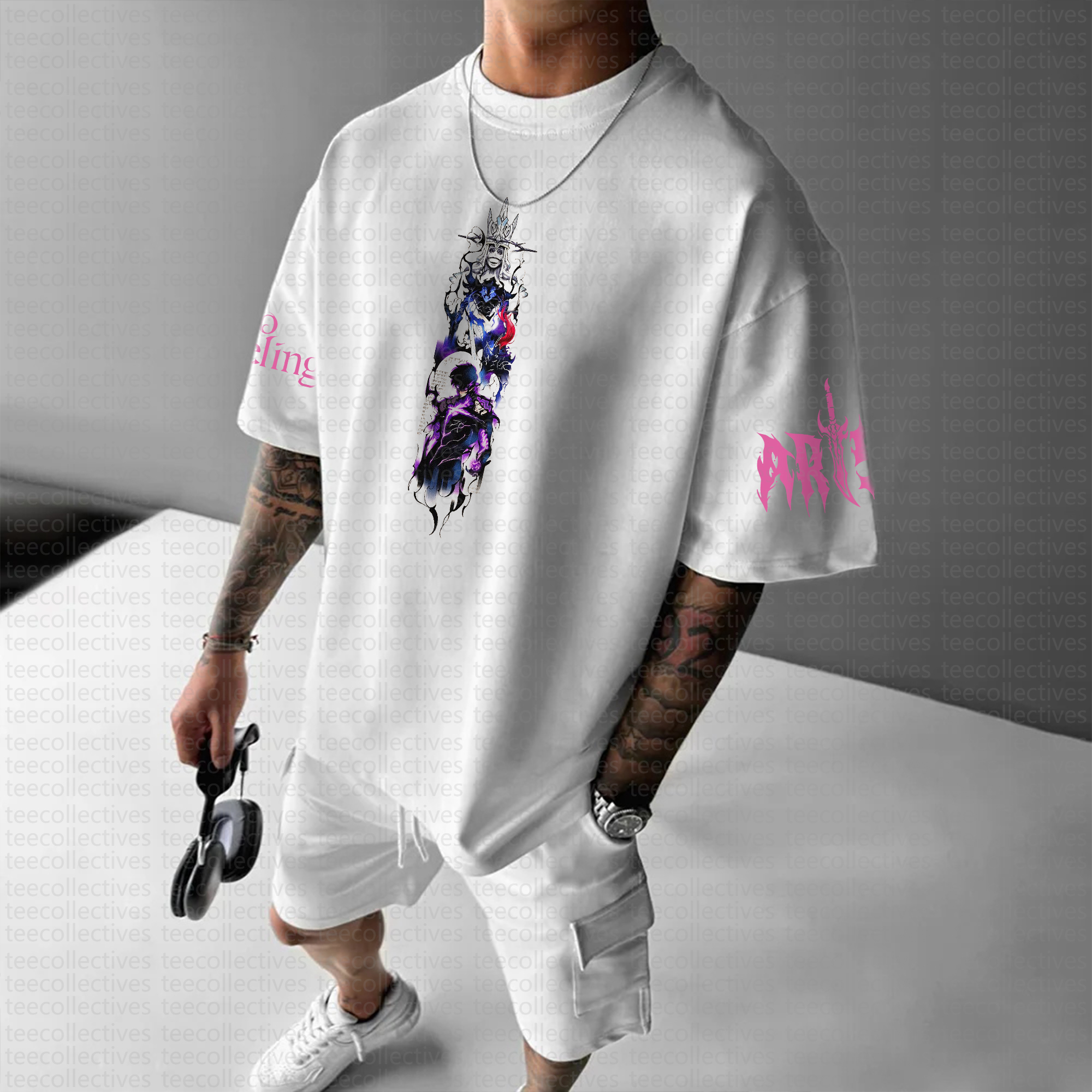 Unisex  " Solo Leveling " Anime Inspired Vintage T-Shirt