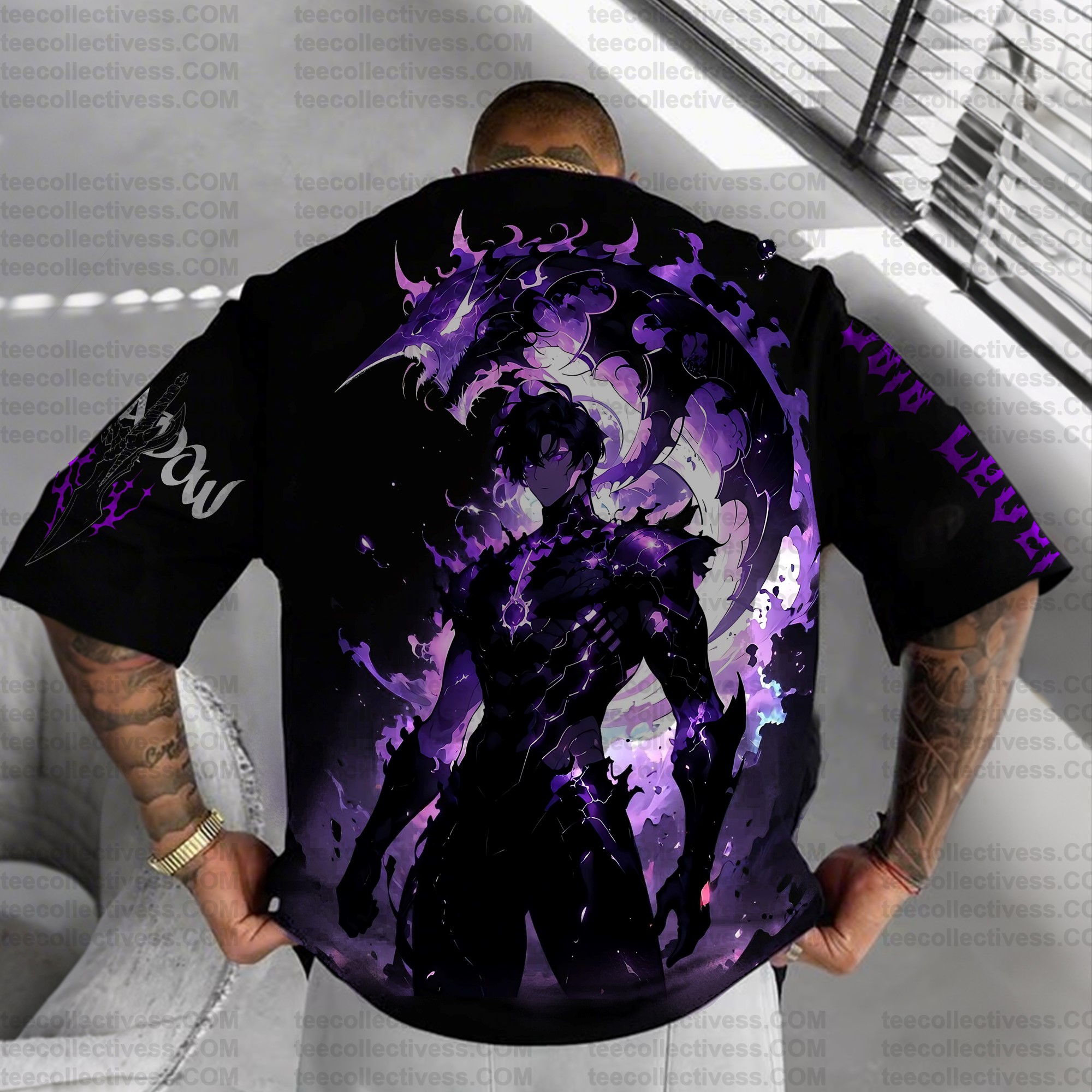 Unisex  " Solo Leveling " Anime Inspired Vintage T-Shirt