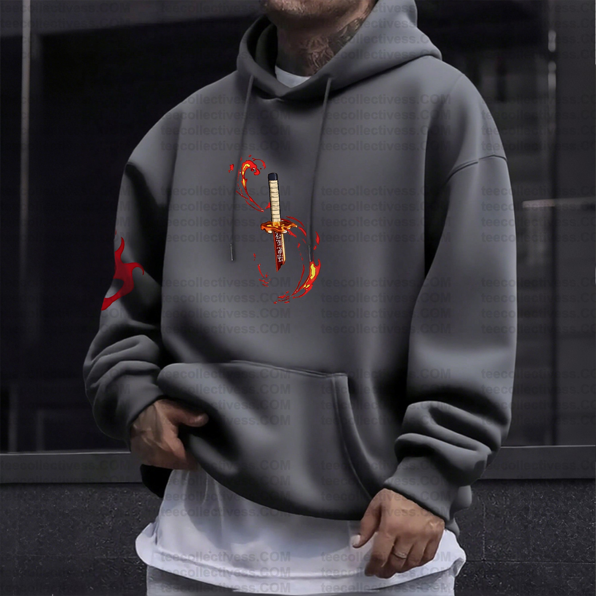 Unisex Graphic Streetwear Vintage Plush Hoodie