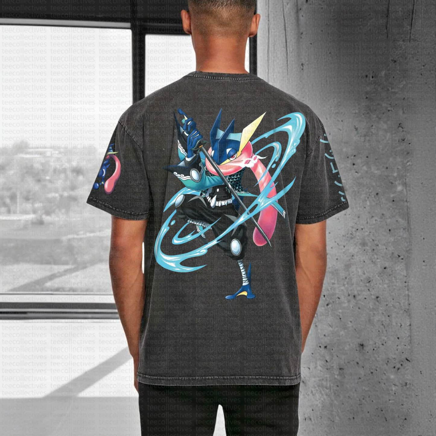 Unisex "Pokémon" Anime Style Vintage Washed T-Shirt