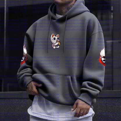 Unisex Anime Graphic Streetwear Wintage Plush Hoodie