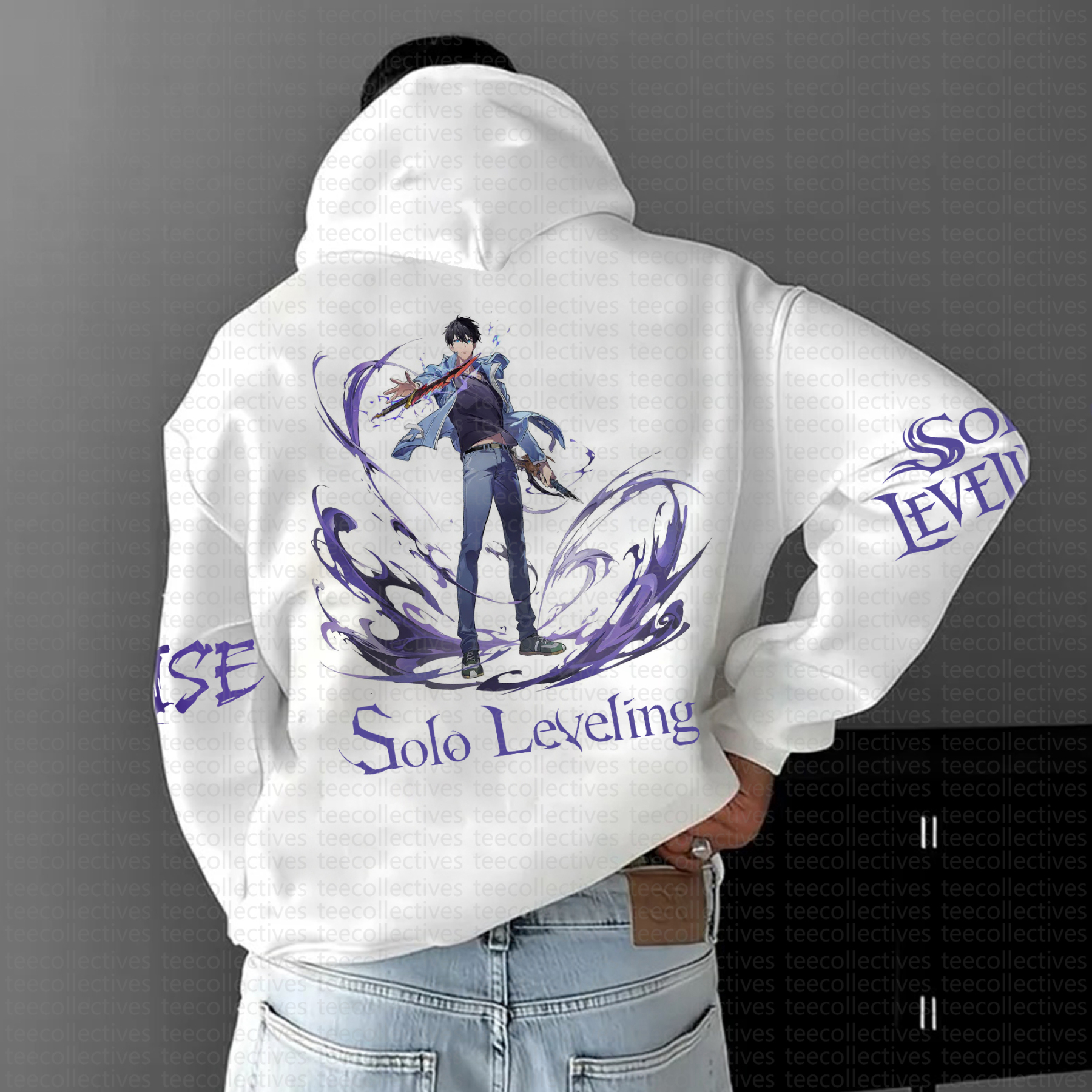 Unisex “Solo Leveling” Anime Graphic Streetwear Vintage Hoodie