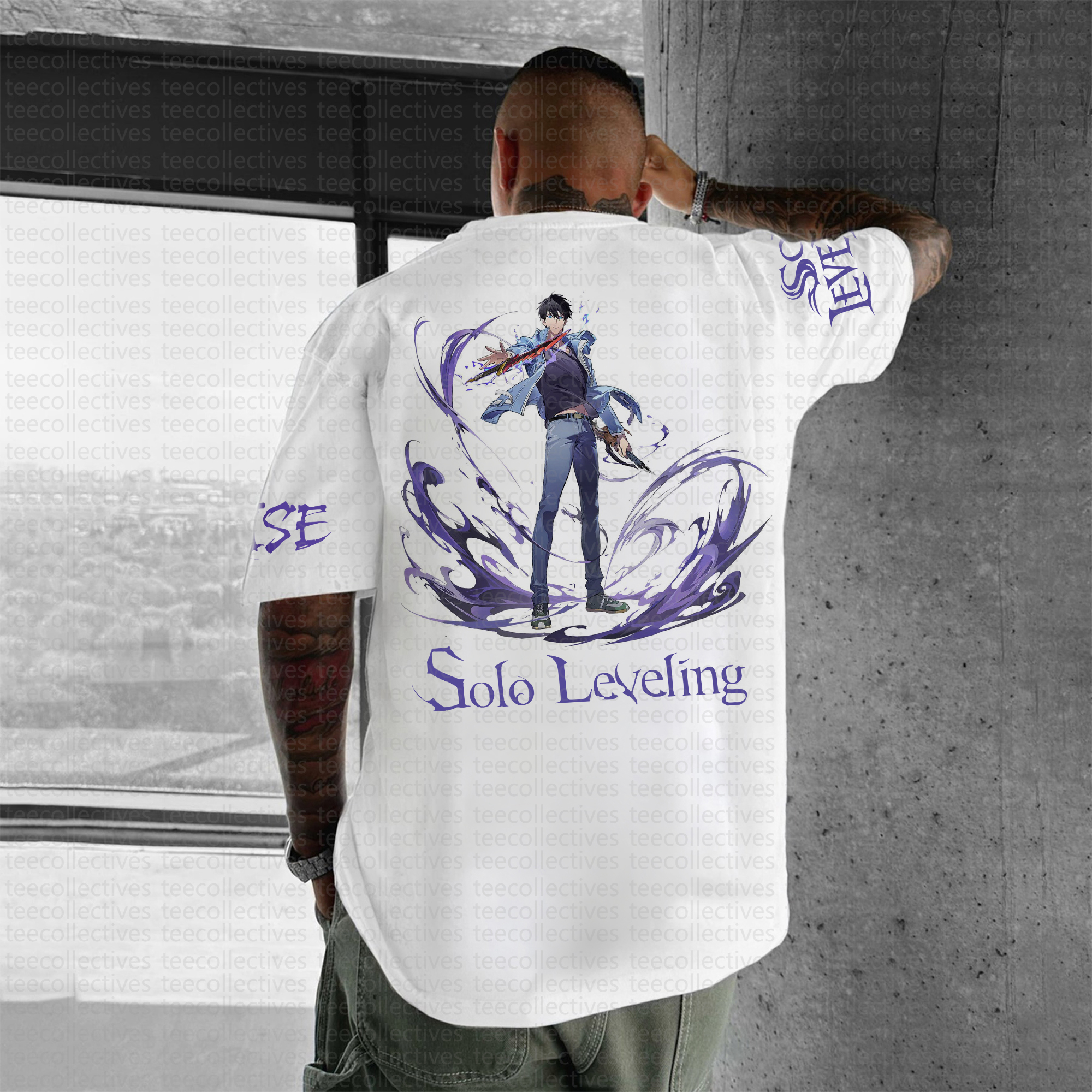 Unisex  " Solo Leveling " Anime Inspired Vintage T-Shirt