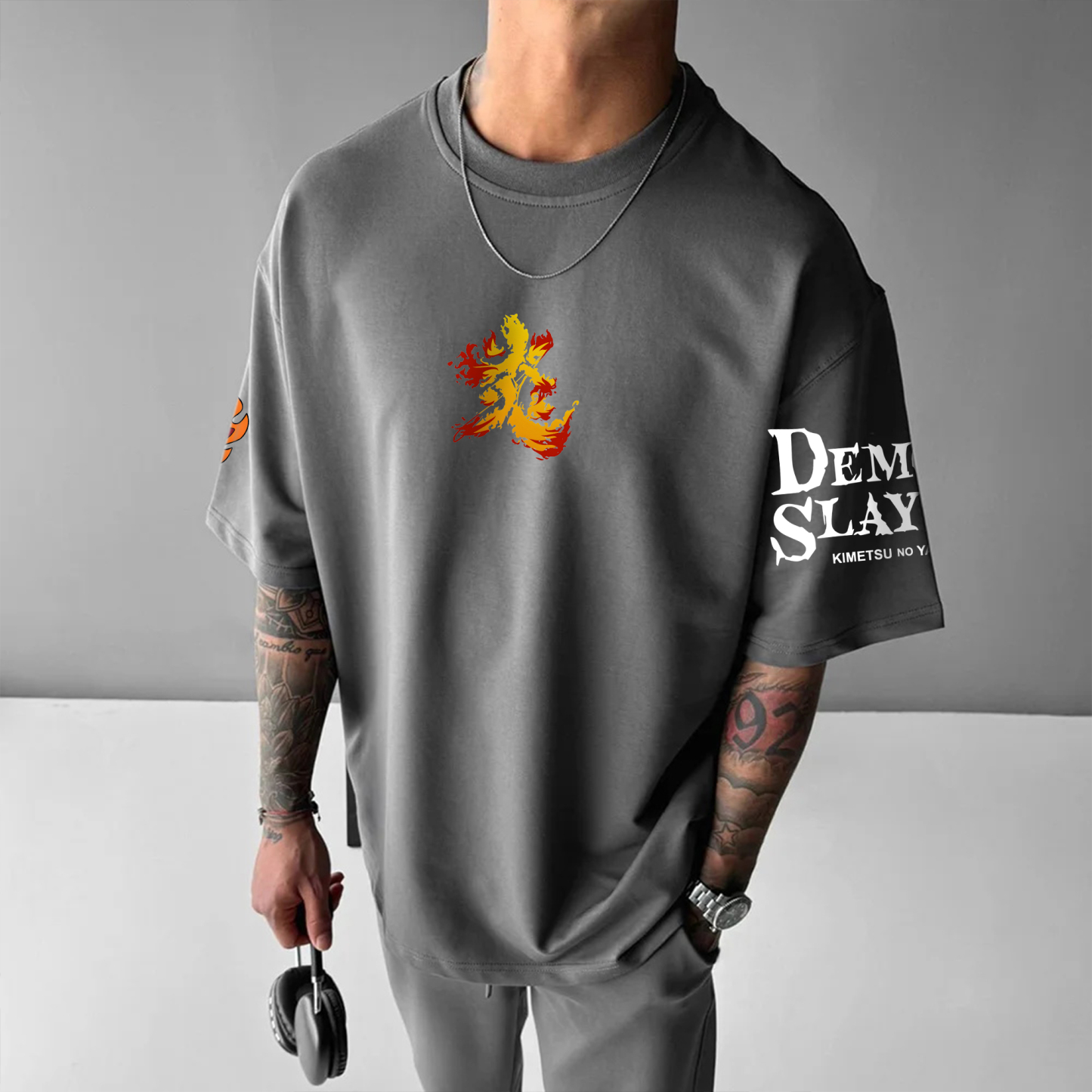 Unisex Anime Inspired Vintage T-Shirt丨Demon Slayer X Pokémon