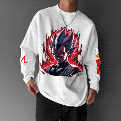 Unisex “Drangon Ball” Anime Graphic Streetwear Vintage Long-Sleeved T-shirt