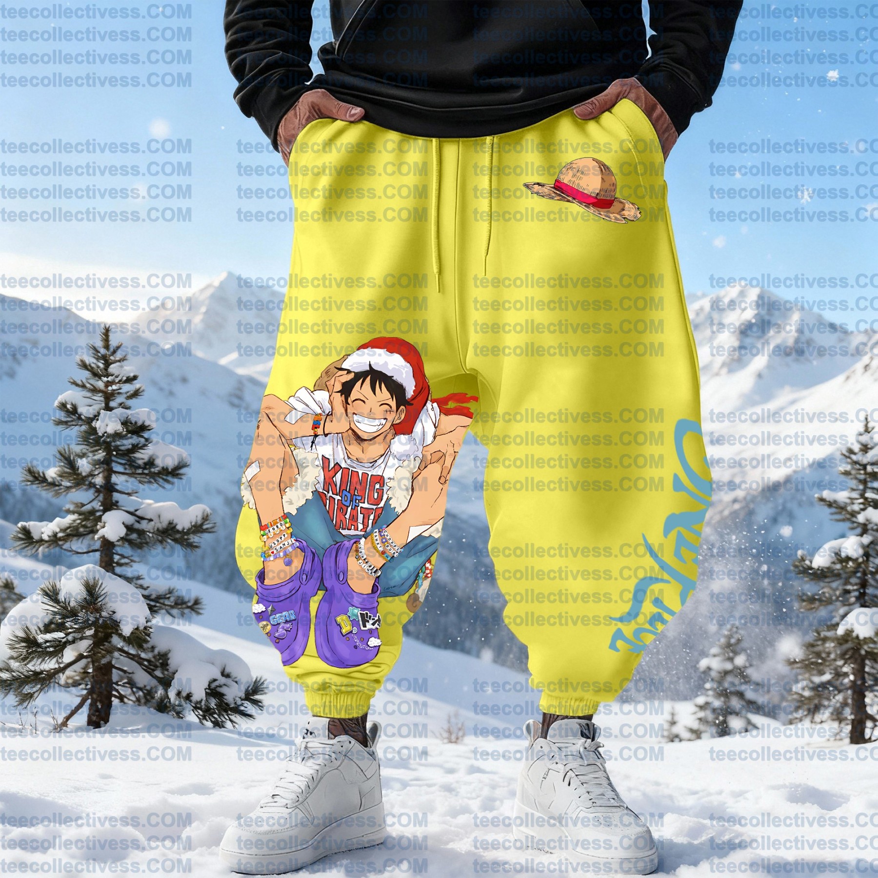 Unisex Casual Anime Streetwear Pants