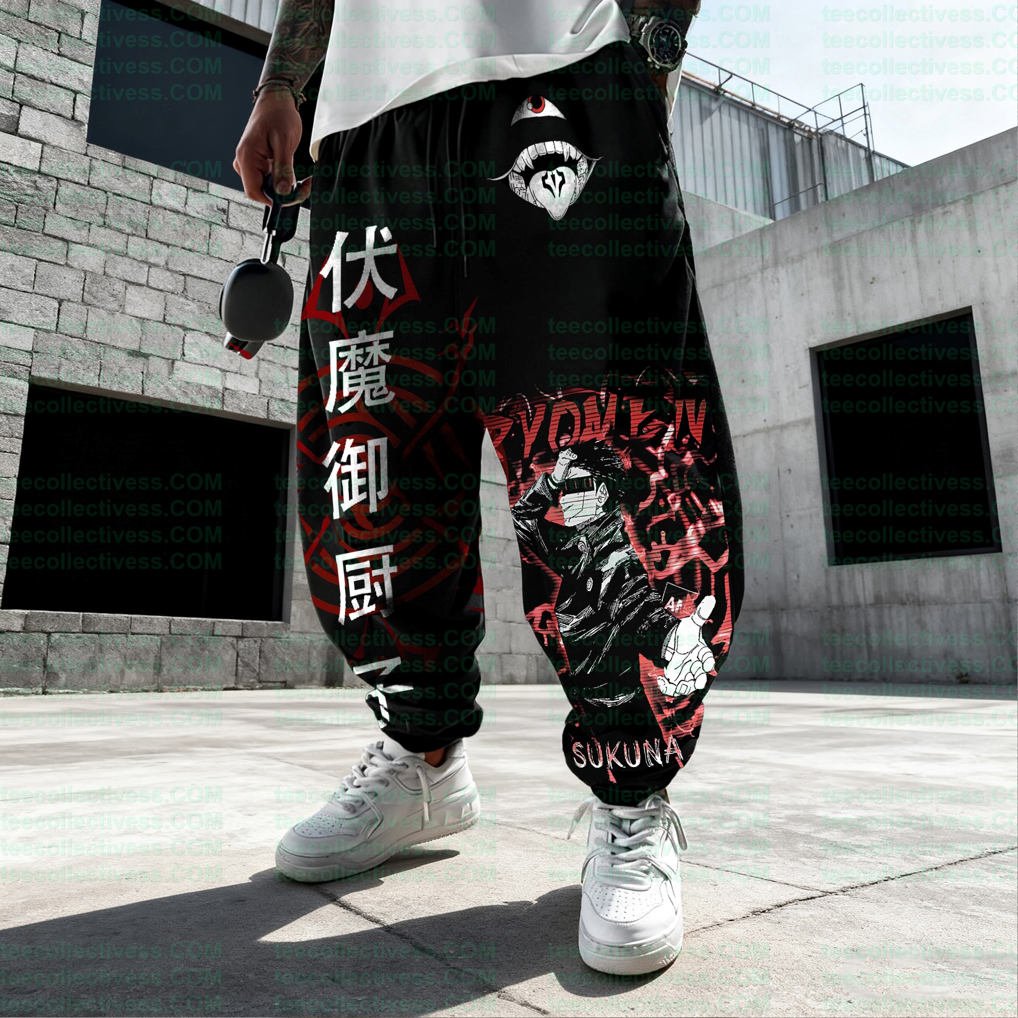 plus velvetUnisex Casual Anime Streetwear Pants
