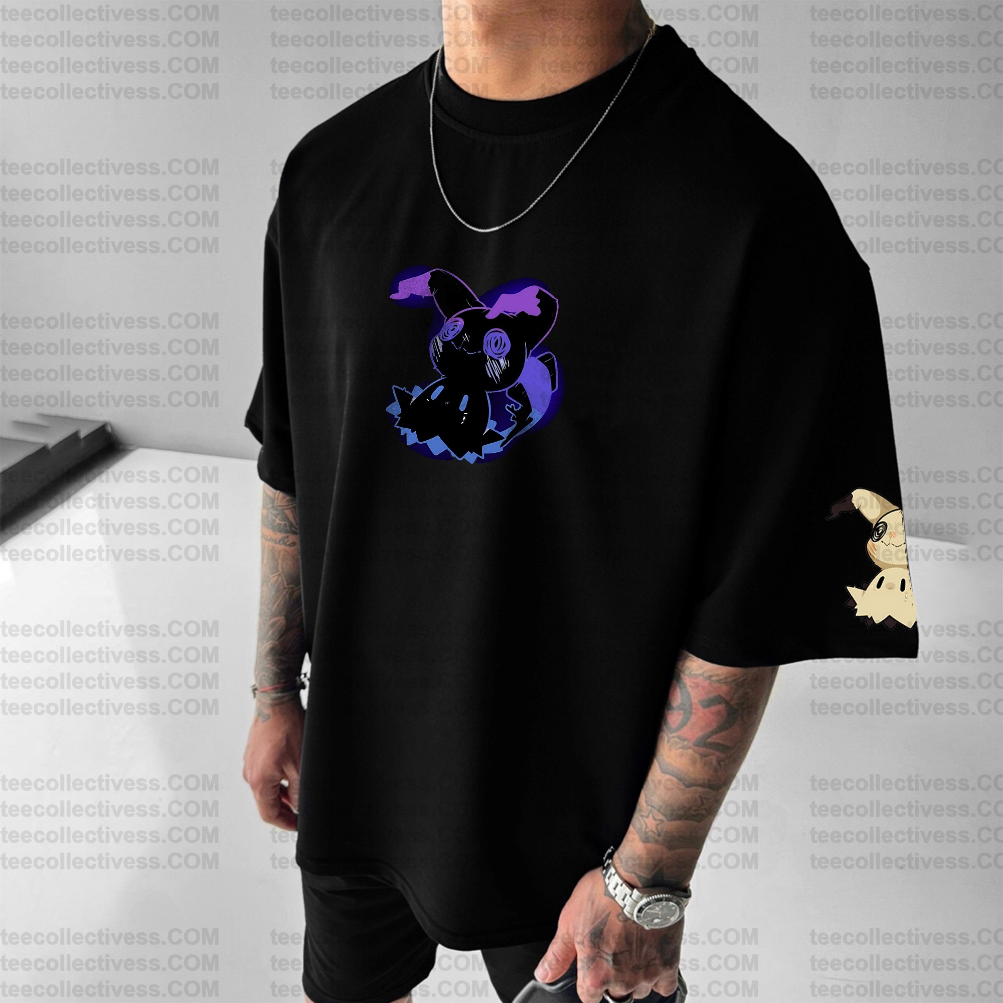 (Pokemon)Unisex Anime Inspired Vintage T-Shirt