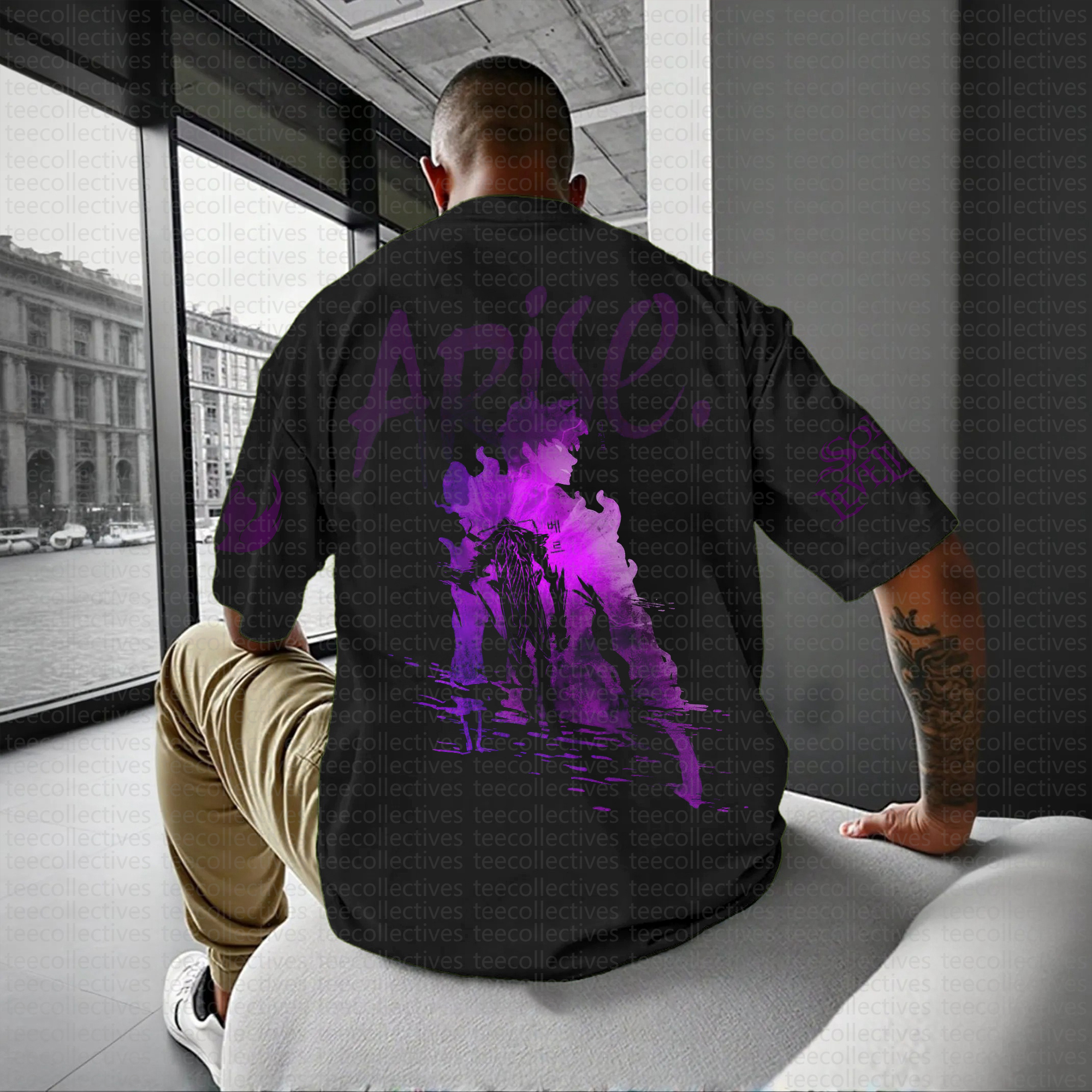 Unisex  " Solo Leveling " Anime Inspired Vintage T-Shirt