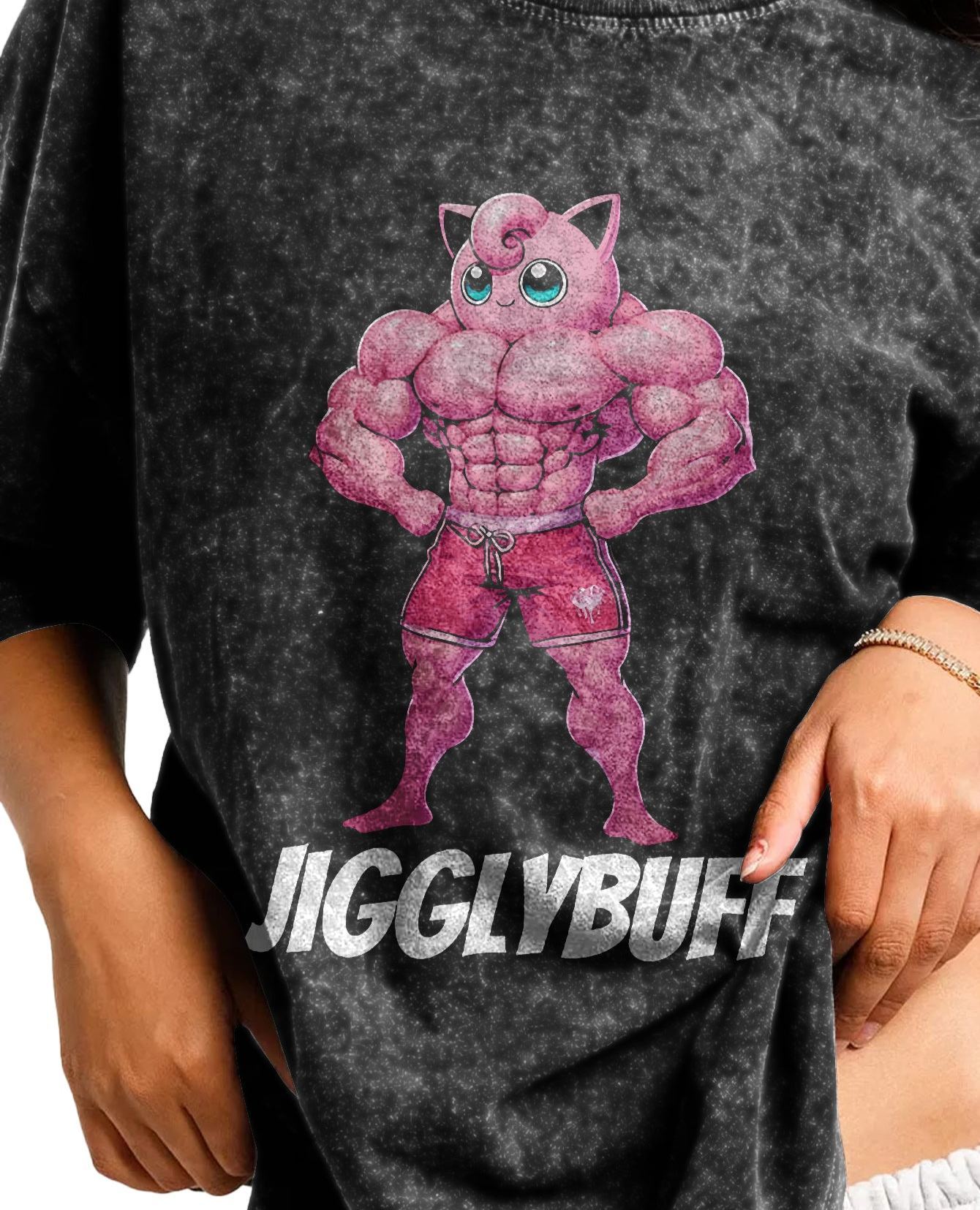 Unisex  “Pokémon” Jigglybuff Gym Vintage T-Shirt