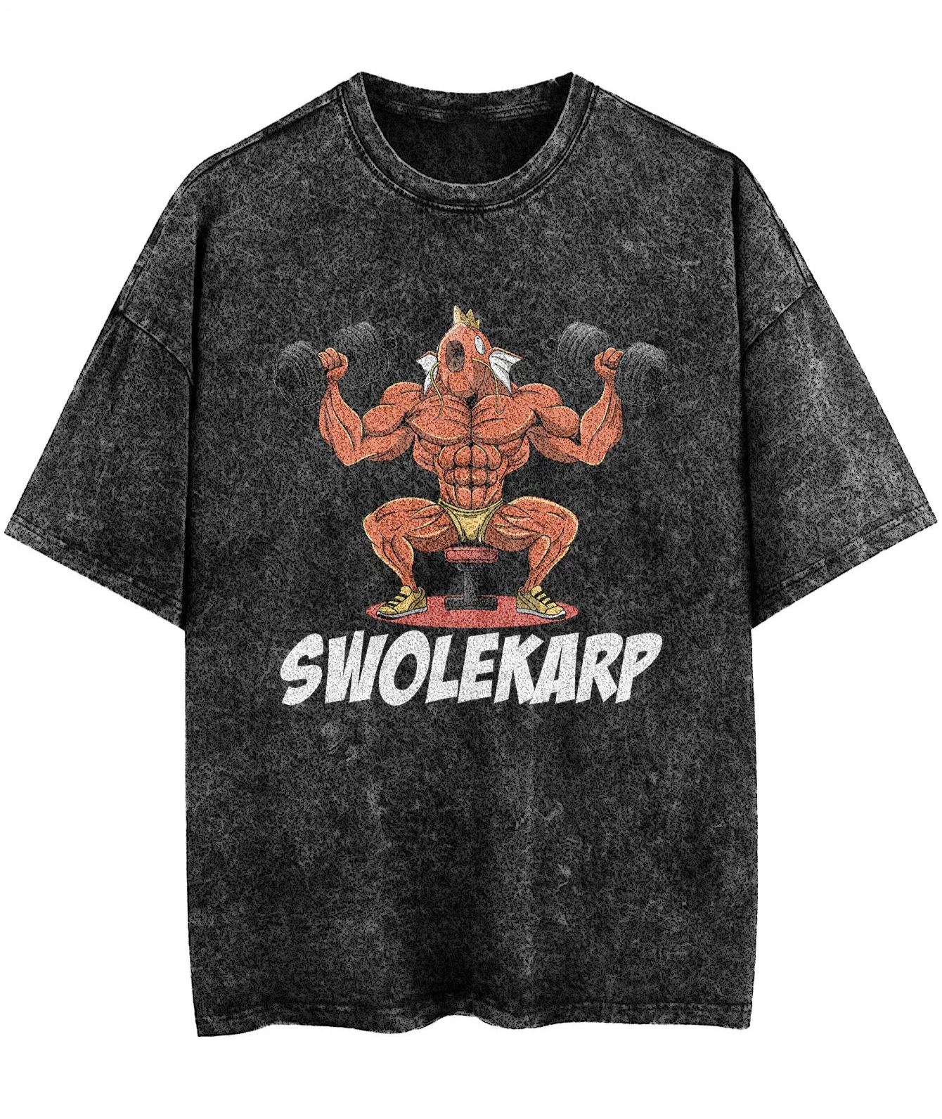 Unisex  “Pokémon” Swolekarp Gym Vintage T-Shirt