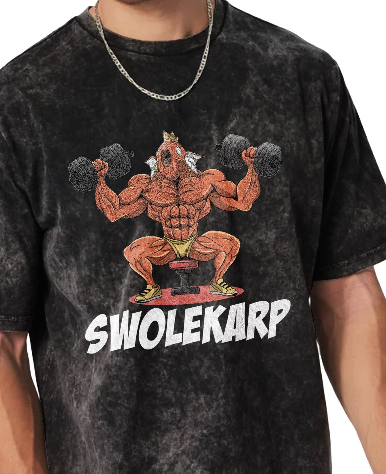 Unisex  “Pokémon” Swolekarp Gym Vintage T-Shirt