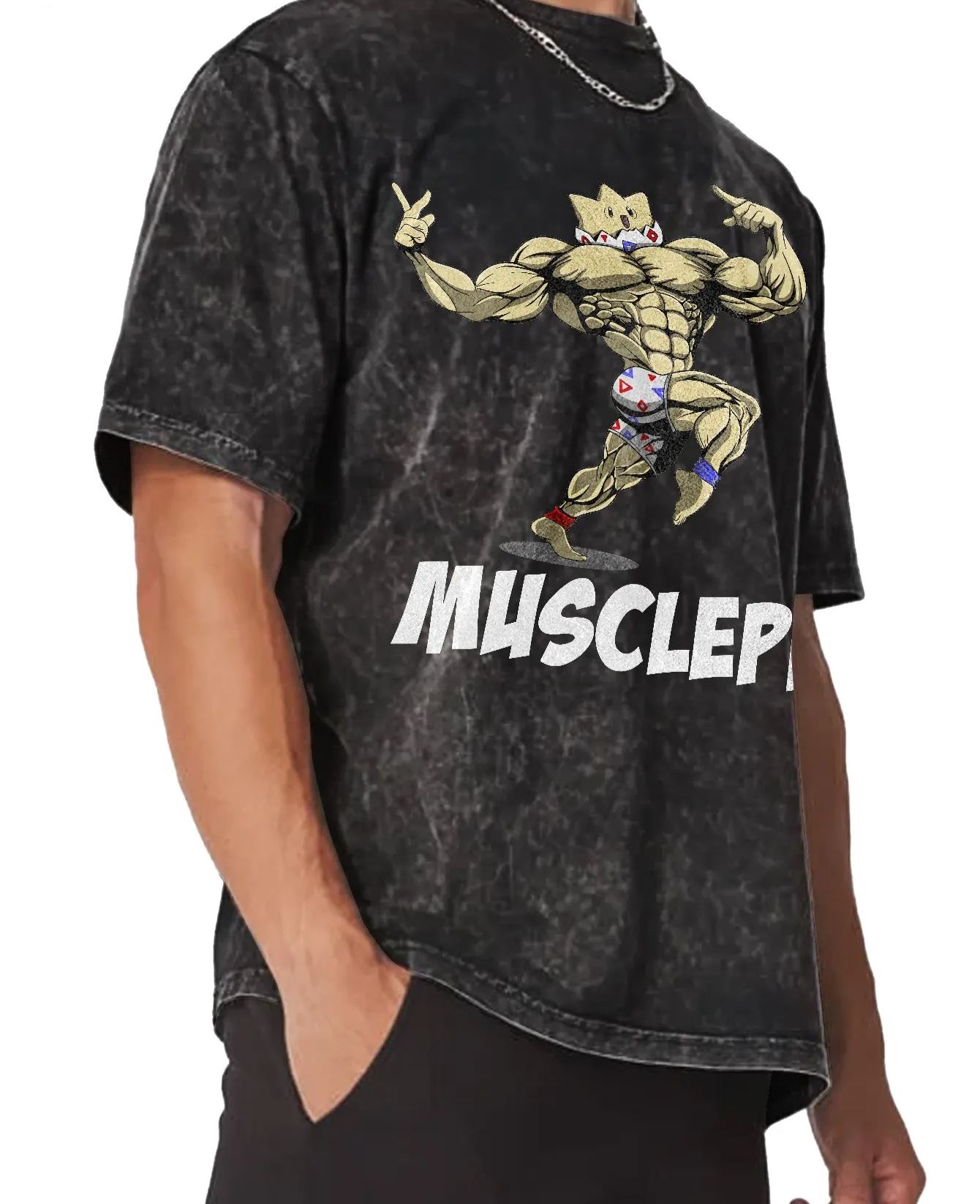 Unisex  “Pokémon” Musclepi Gym Vintage T-Shirt