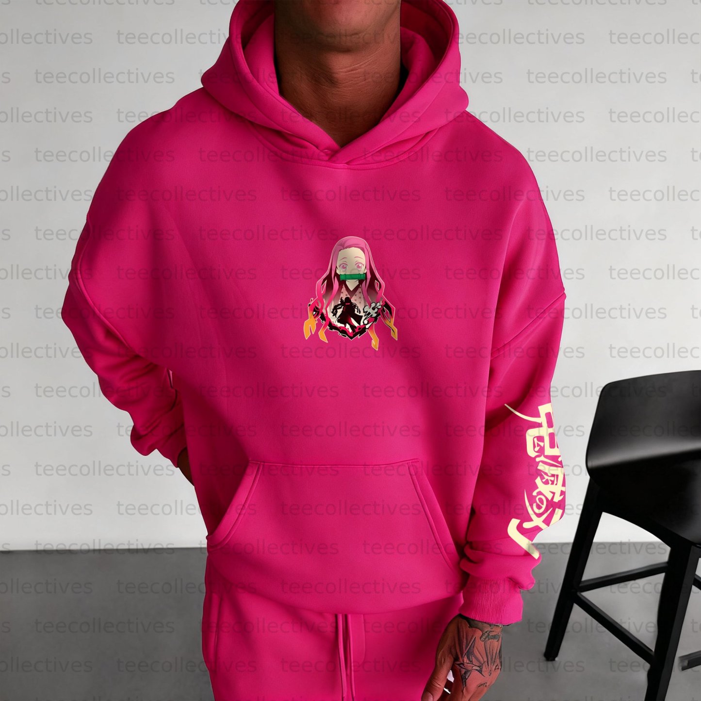 Unisex Anime Graphic Streetwear Vintage Hoodie