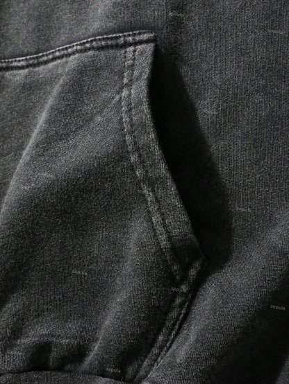 Sopula Vintage Saint Call Me If You Need Love Graphic Washed Oversized Hoodie