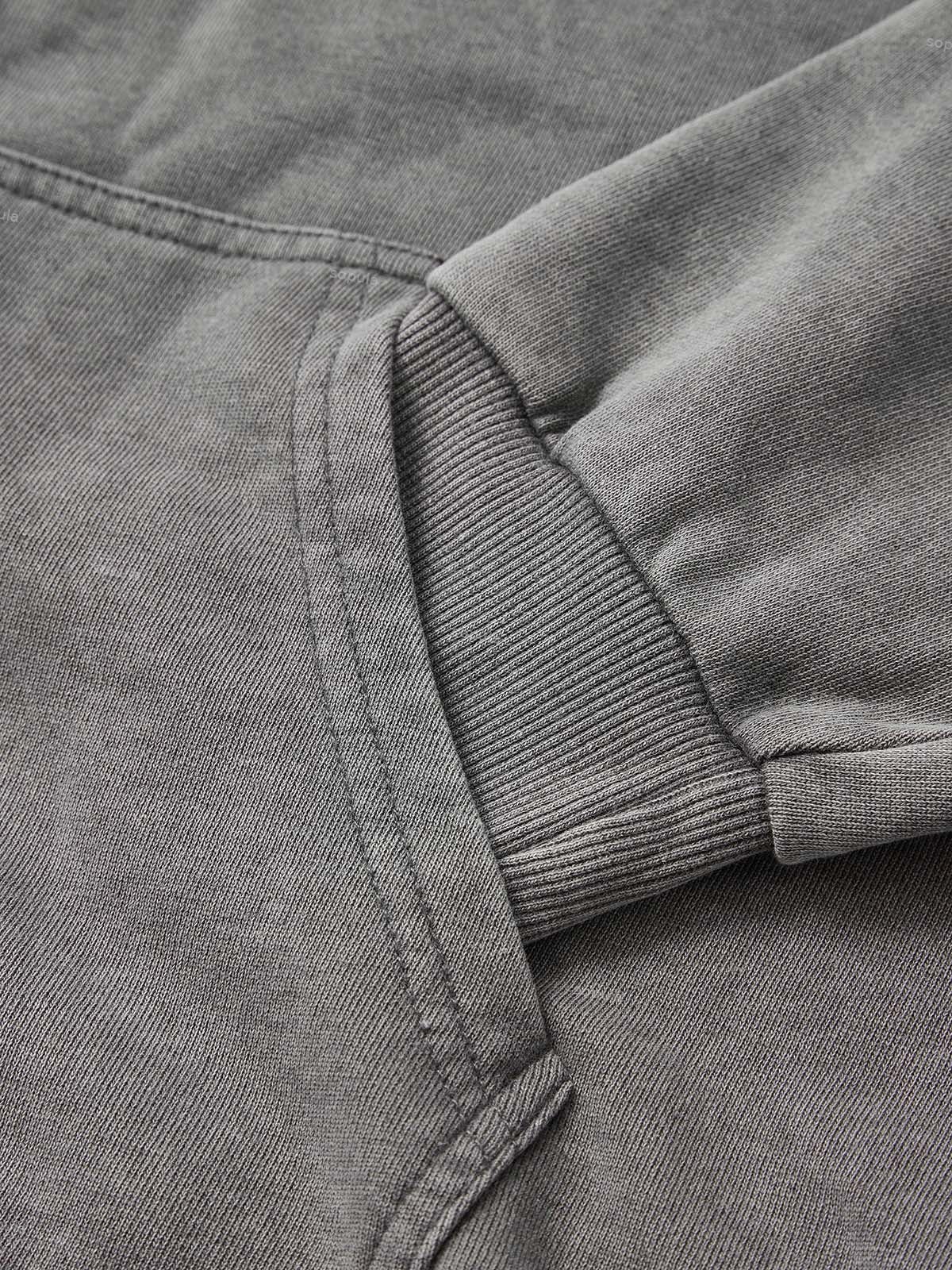 Sopula Vintage The Illest Villain Mf Doom Graphic Print Washed Hoodie