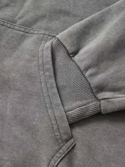 Sopula Vintage The Illest Villain Mf Doom Graphic Print Washed Hoodie