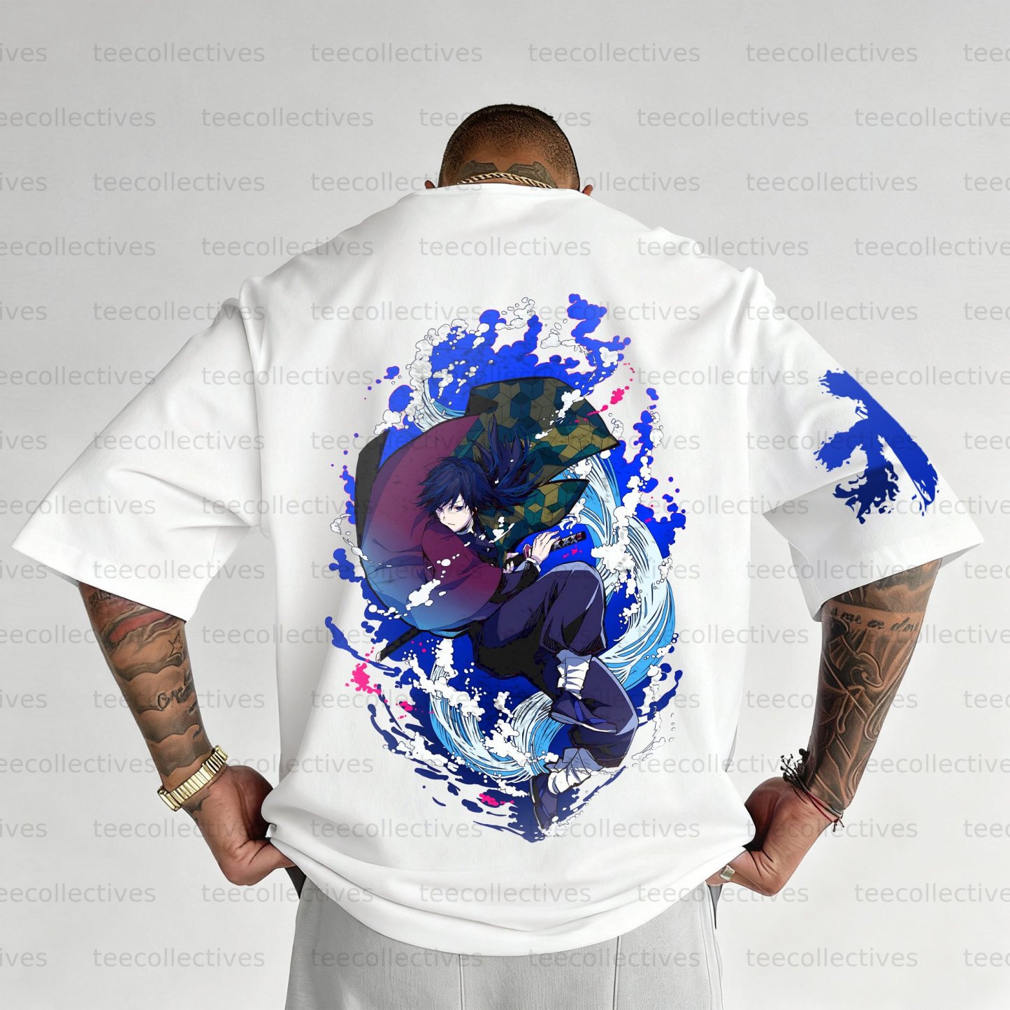 Tomioka Giyuu Unisex Anime Inspired Vintage T-Shirt