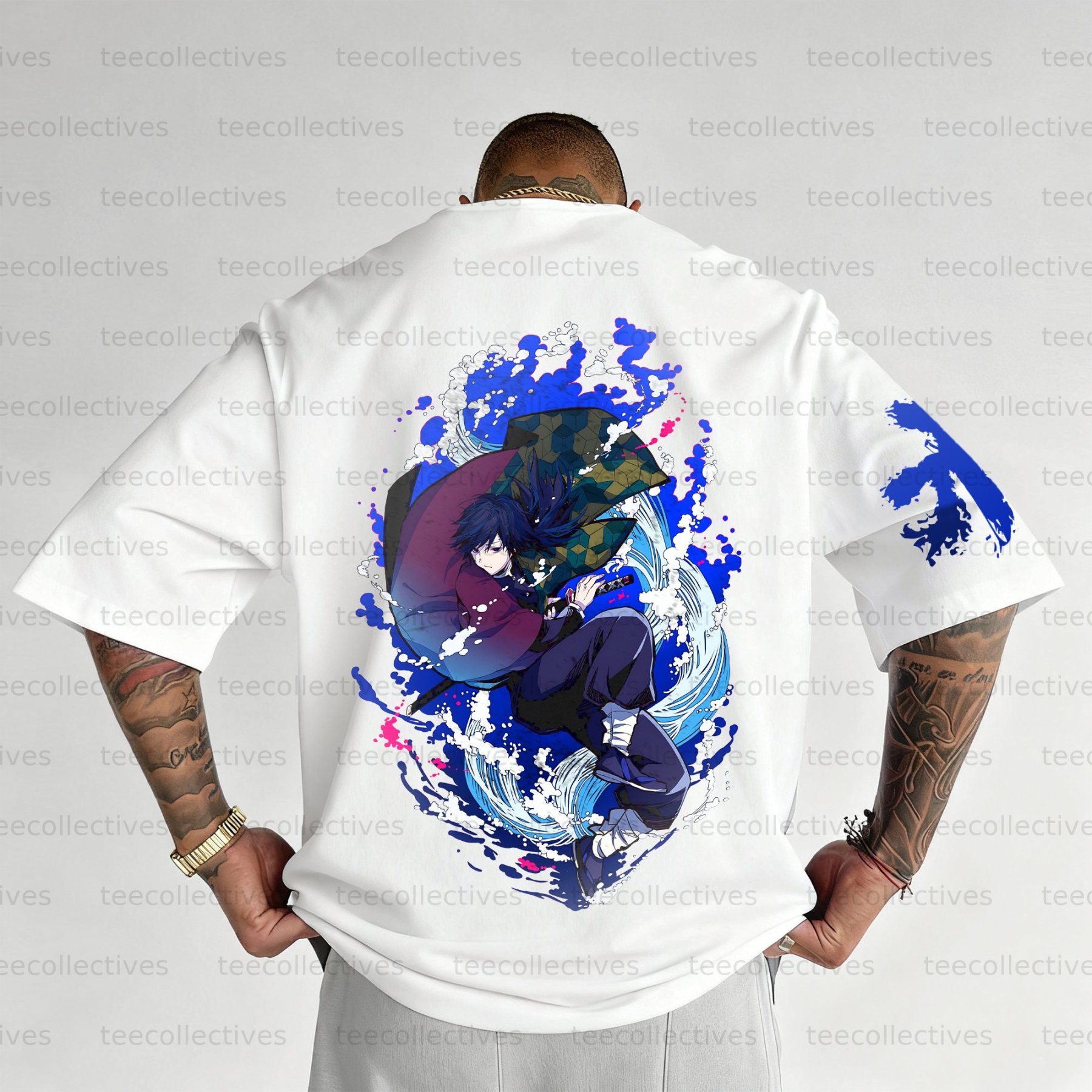 Tomioka Giyuu Unisex Anime Inspired Vintage T-Shirt