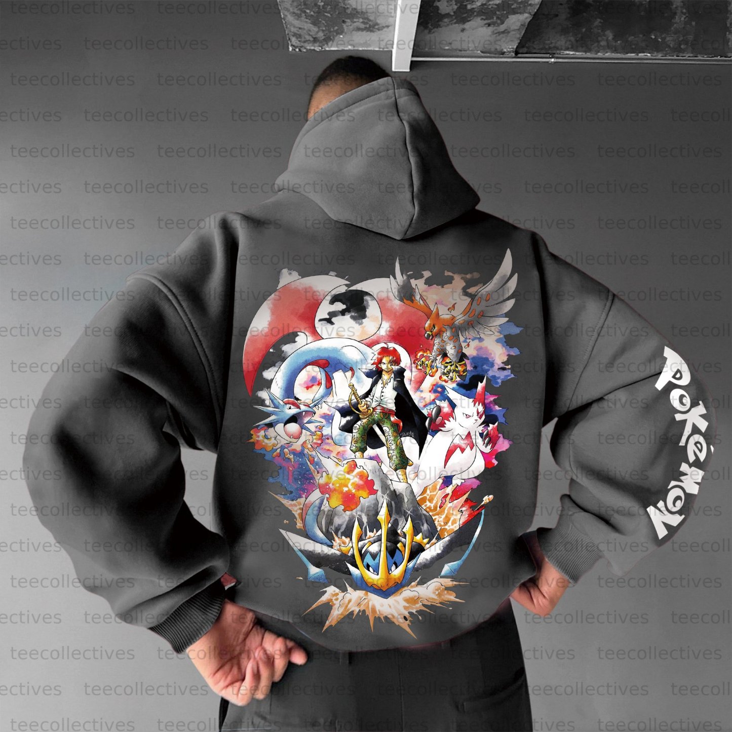 Unisex Anime Graphic Streetwear Vintage Plush Hoodie