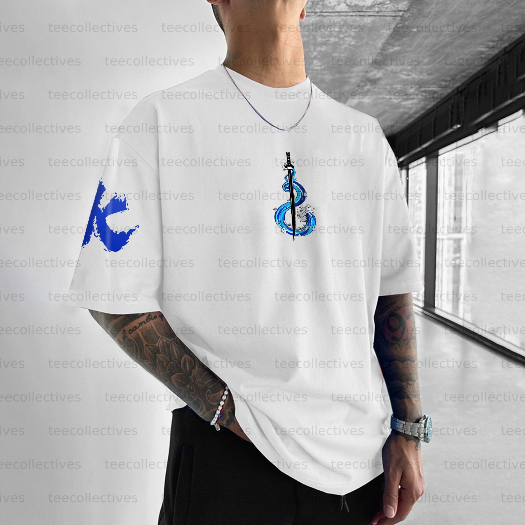  Tomioka Giyuu Unisex Anime Inspired Vintage T-Shirt