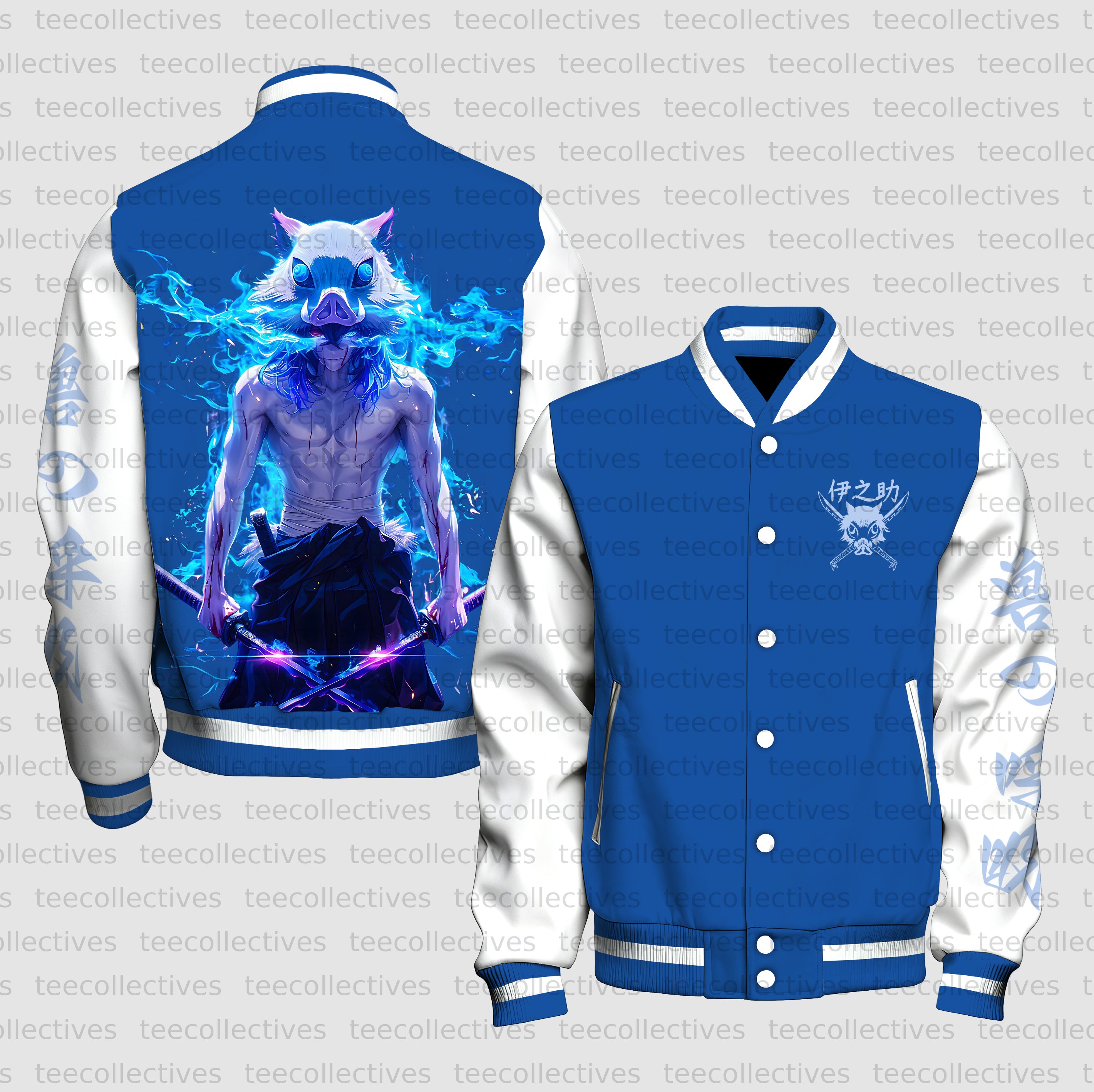 Unisex Vintage Anime Graphic Jacket