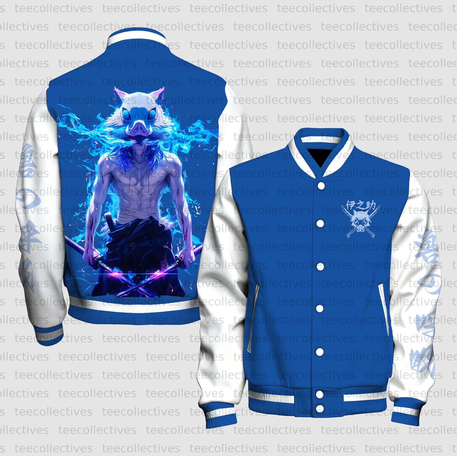 Unisex Vintage Anime Graphic Jacket