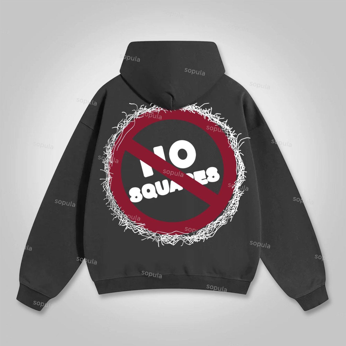 Sopula Retro Street Tenth Series Graphic Pullover Hoodie