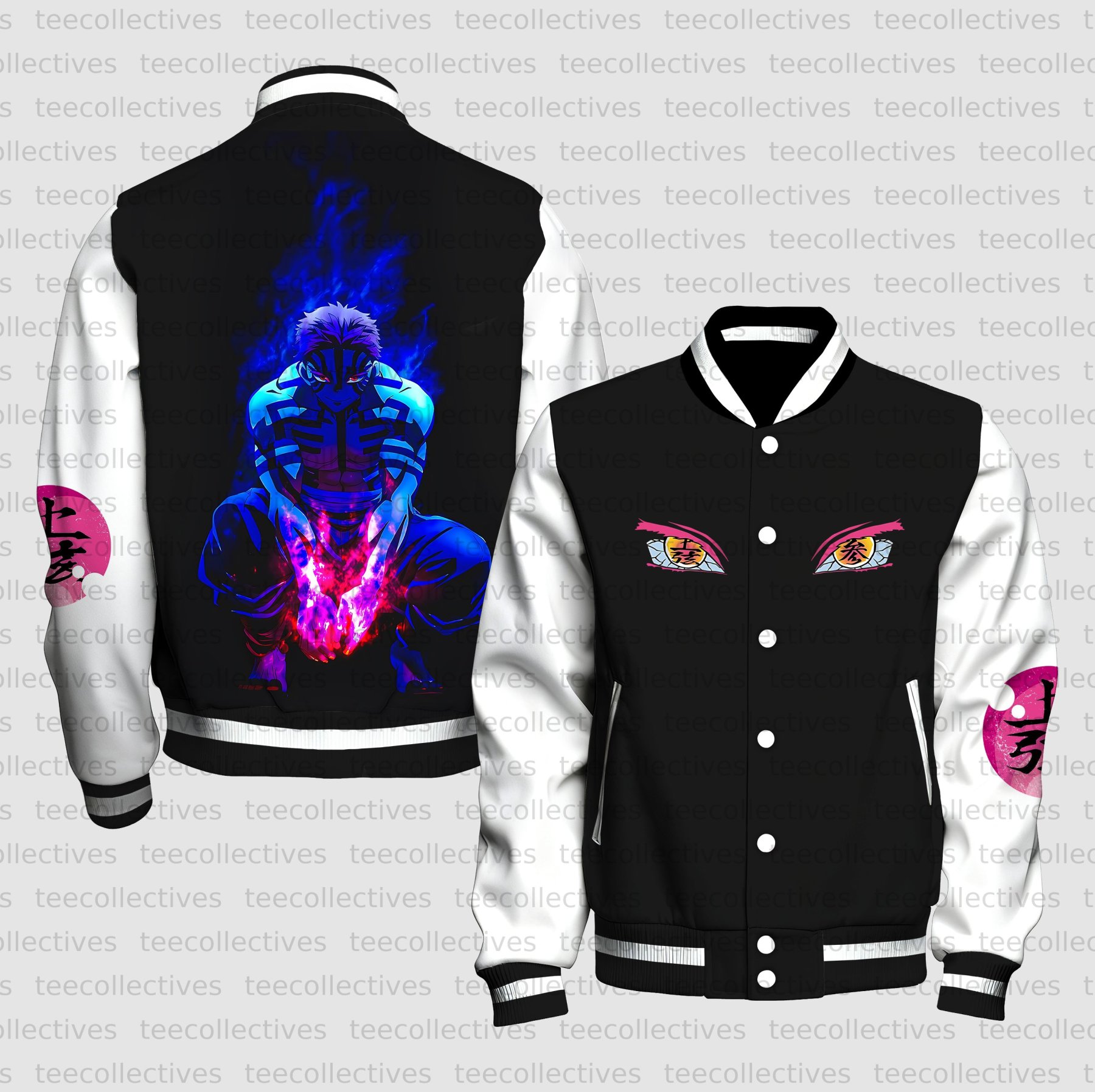 Unisex Vintage Anime Graphic Jacket