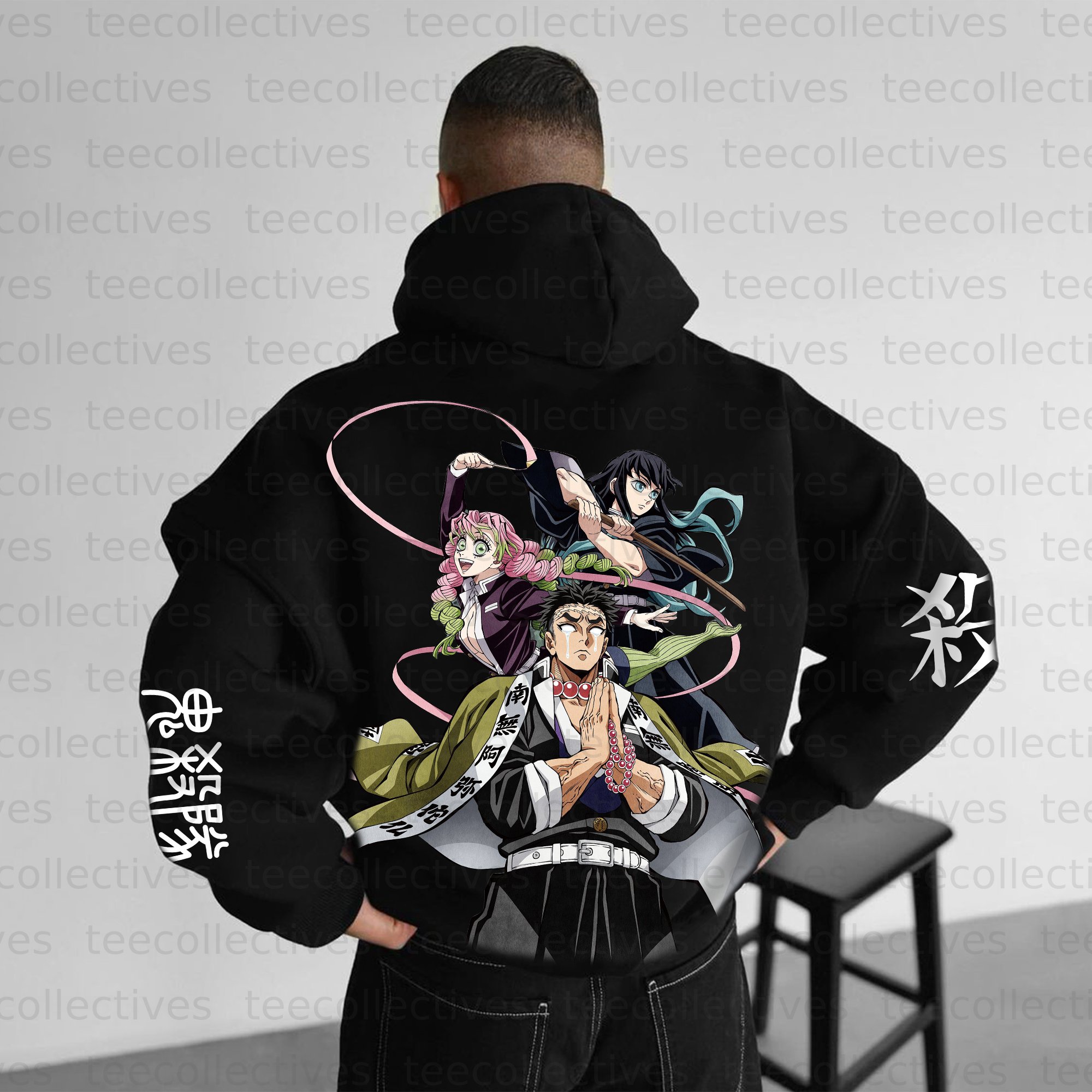 Unisex Anime Graphic Streetwear Vintage Hoodie