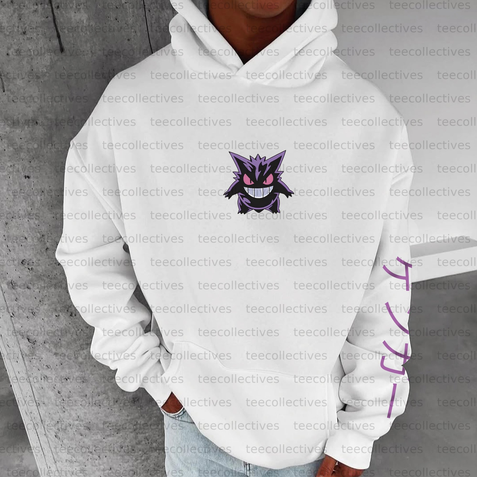 Unisex Anime Graphic Streetwear Vintage Fleece-Lined Hoodie