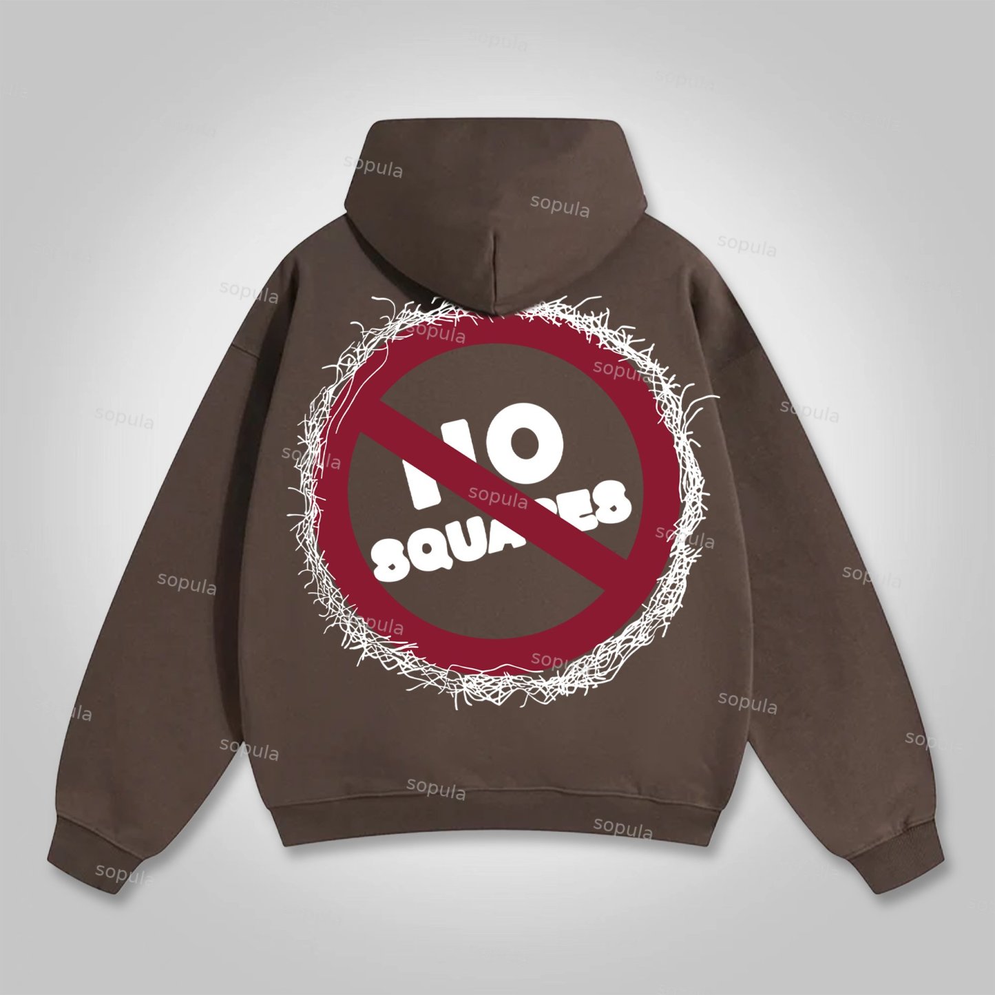 Sopula Retro Street Tenth Series Graphic Pullover Hoodie