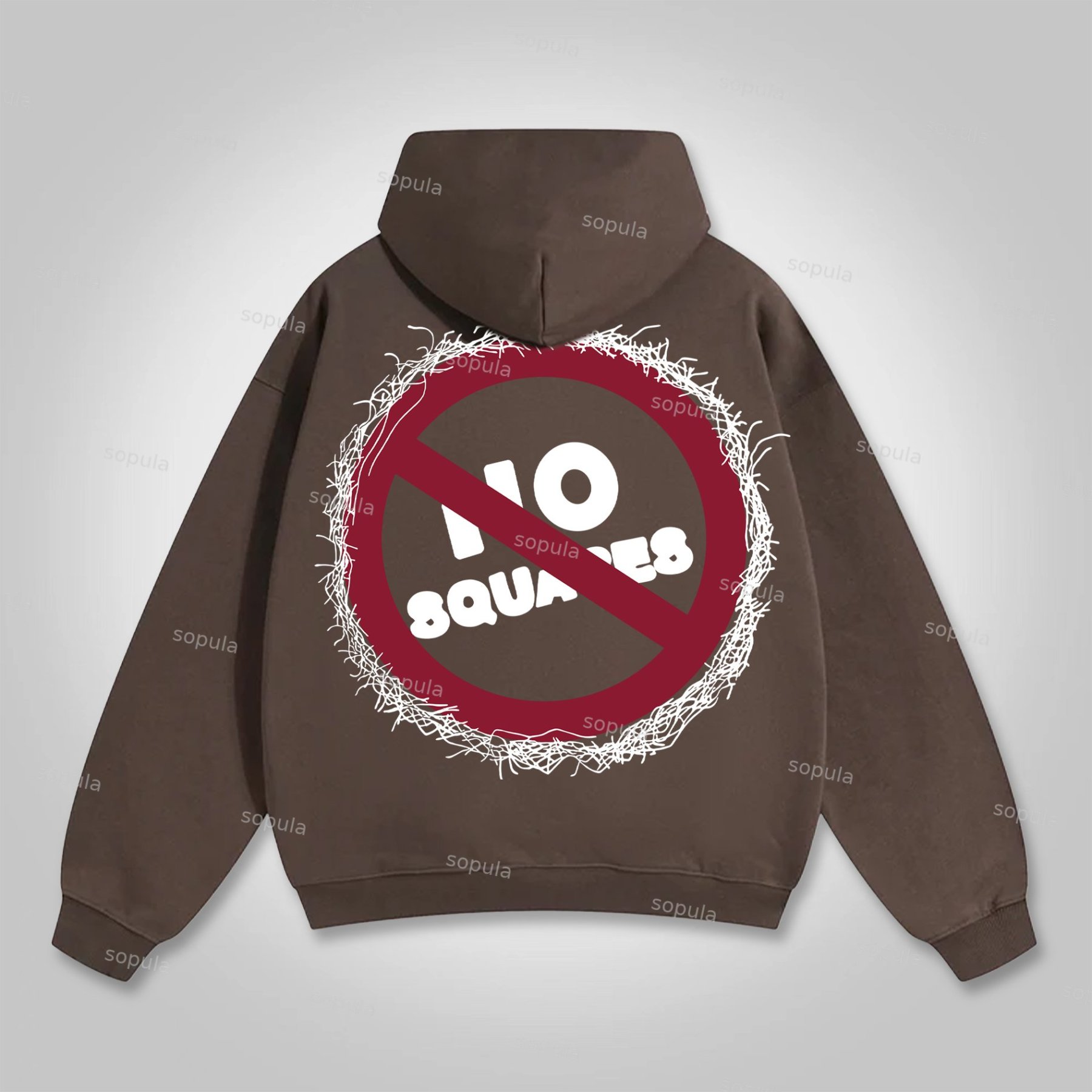 Sopula Retro Street Tenth Series Graphic Pullover Hoodie