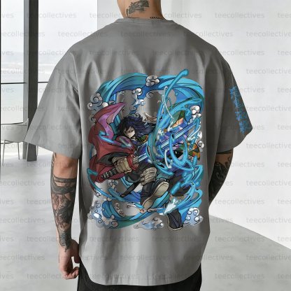  Tomioka Giyuu Unisex Anime Inspired Vintage T-Shirt