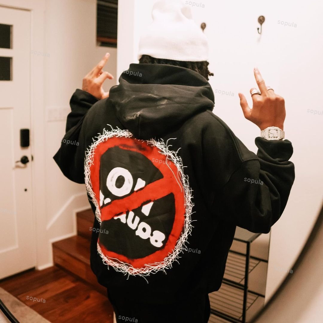 Sopula Retro Street Tenth Series Graphic Pullover Hoodie