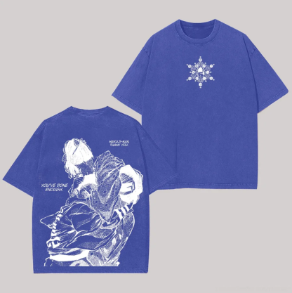 Vintage 3D Direct Inkjet Printed Washed Unisex T-Shirt| KNY