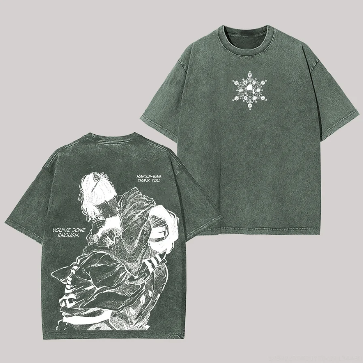 Vintage 3D Direct Inkjet Printed Washed Unisex T-Shirt| KNY