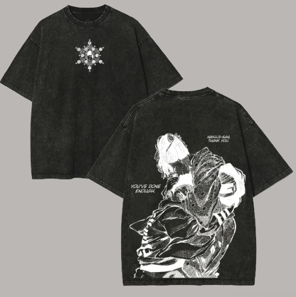 Vintage 3D Direct Inkjet Printed Washed Unisex T-Shirt| KNY