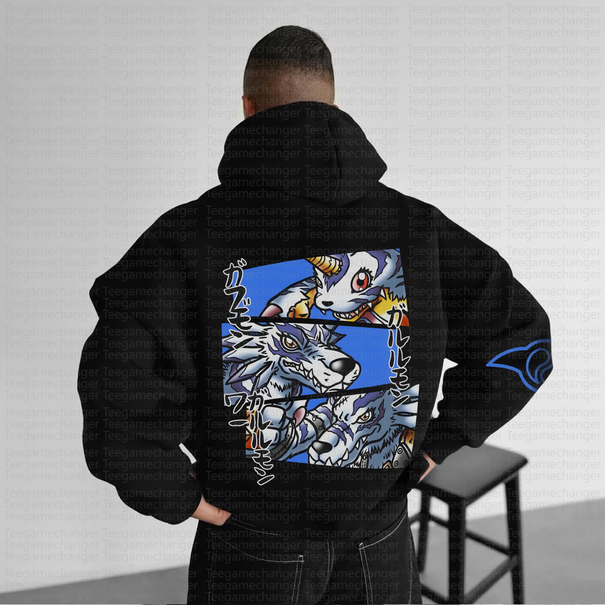 Unisex Anime Graphic Streetwear Vintage Hoodie丨Digimon