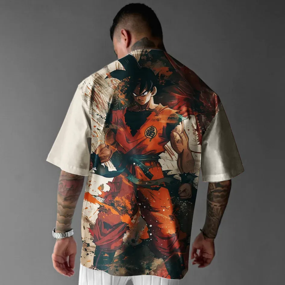 Unisex  Inspired Anime Vintage T-Shirt