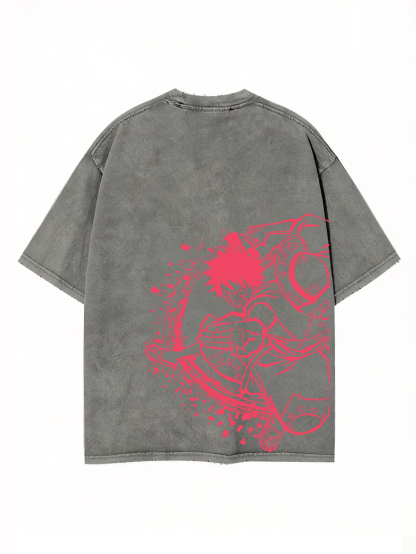 LUFFYTARO 2-SIDED VINTAGE OVERSIZE TEE