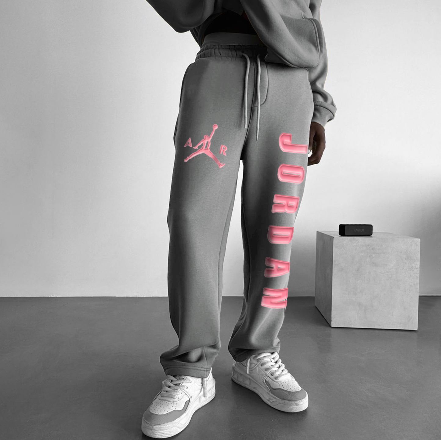 Unisex Jumpman Printed Sweatpants-Teegamechanger