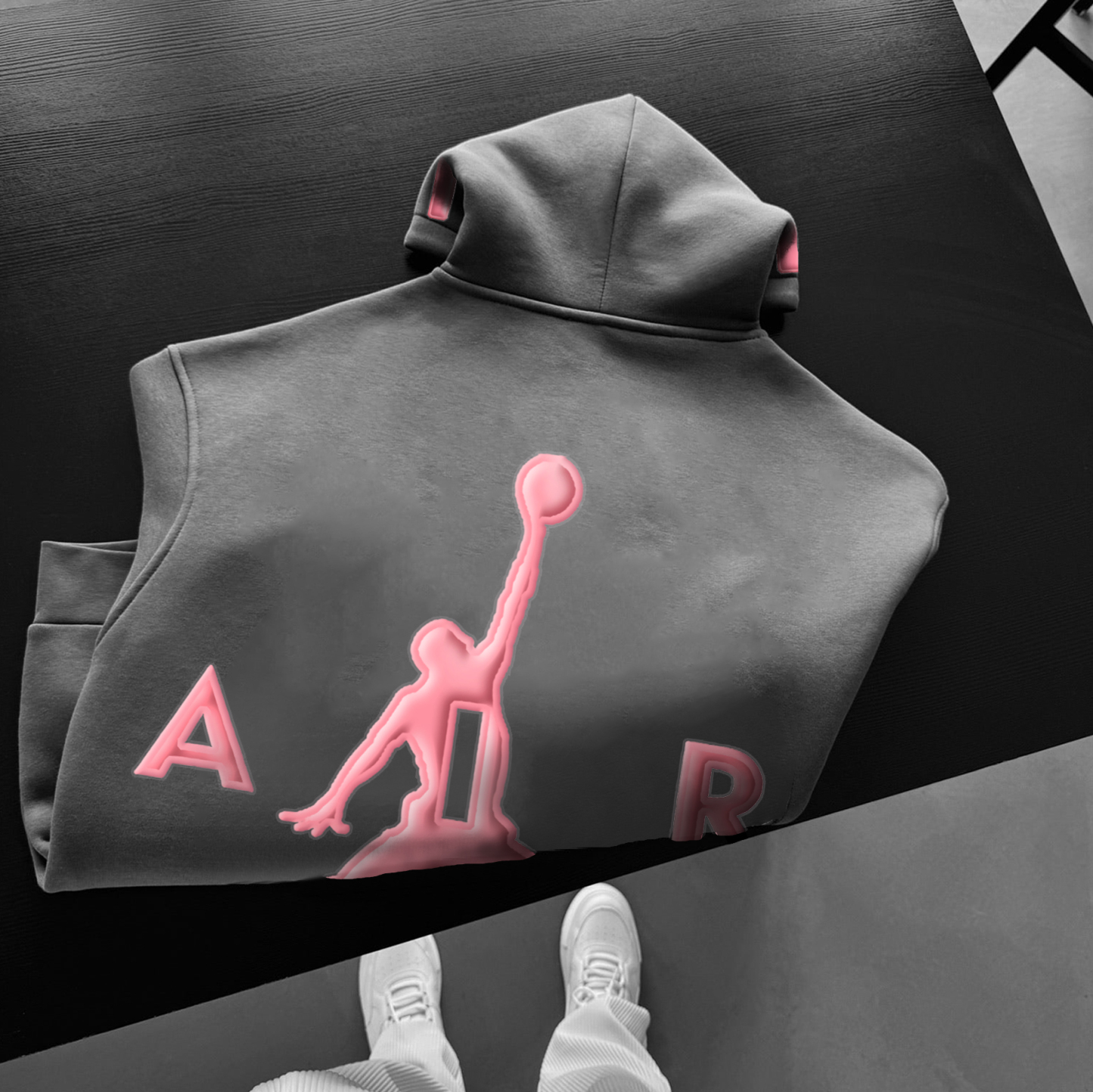 Unisex Jumpman Printed Casual Hoodie-Teegamechanger