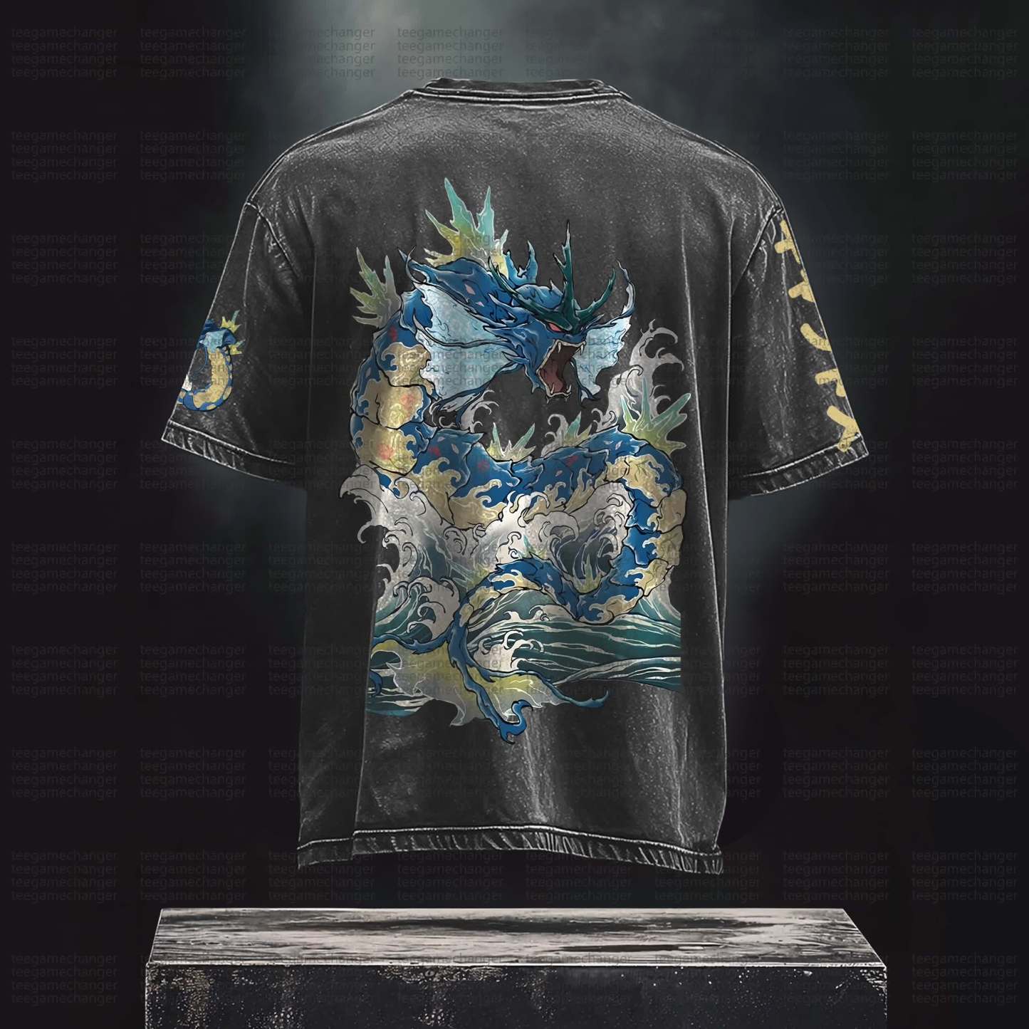 Unisex Anime Inspired Vintage T-Shirt丨Demon Slayer X Pokémon