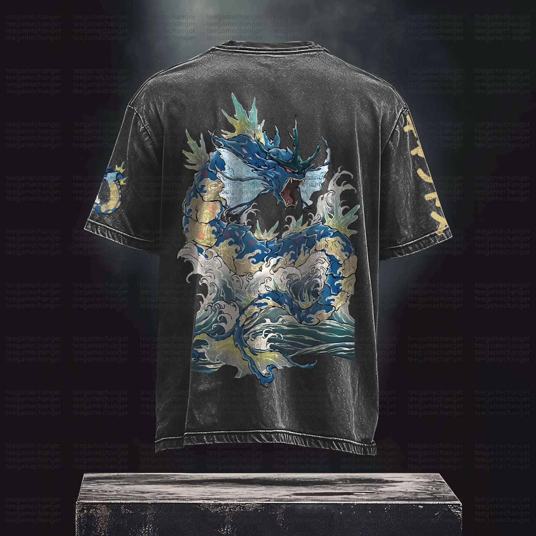 Unisex Anime Inspired Vintage T-Shirt丨Demon Slayer X Pokémon