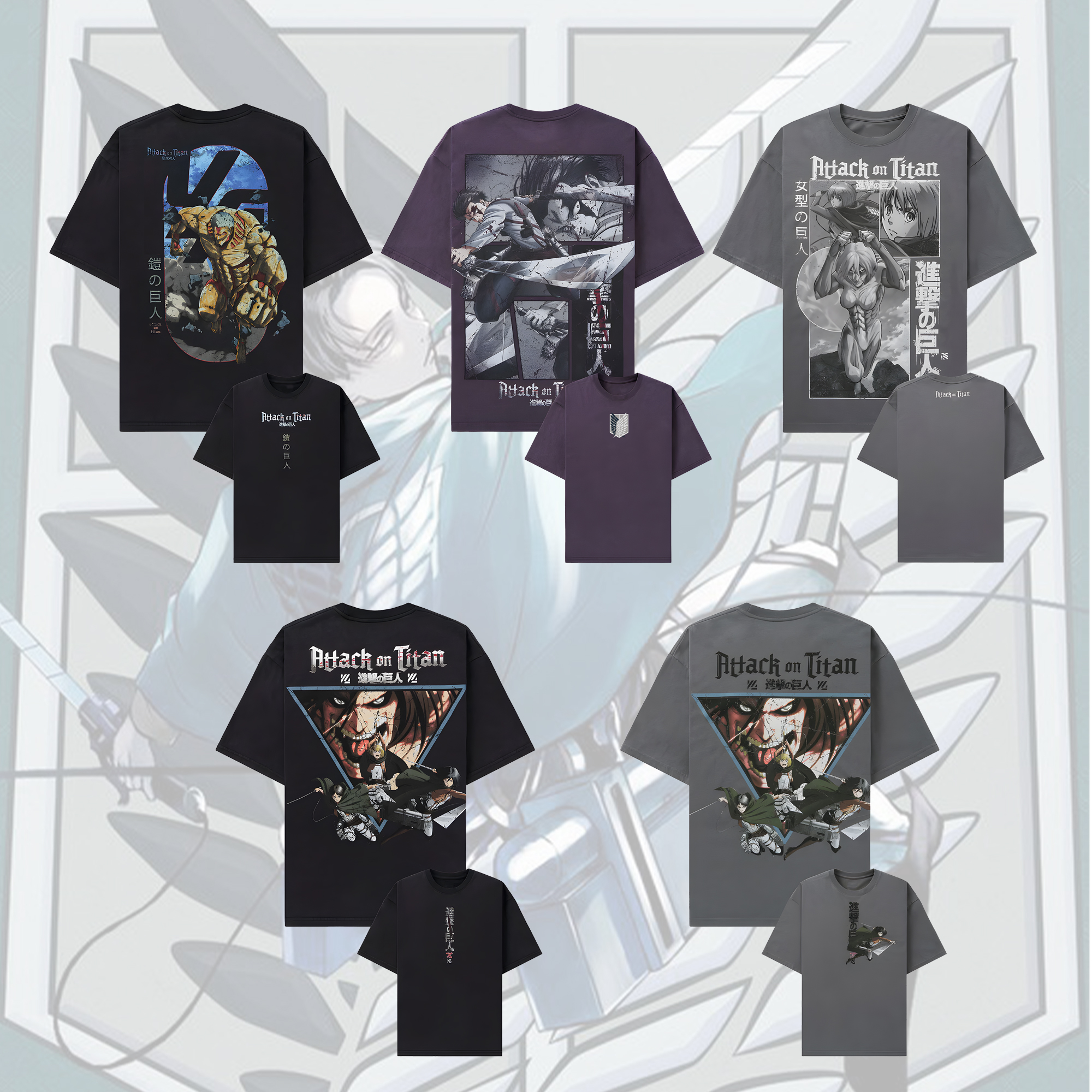 Unisex  “ATTACK ON TITAN” Casual Anime Streetwear Shorts