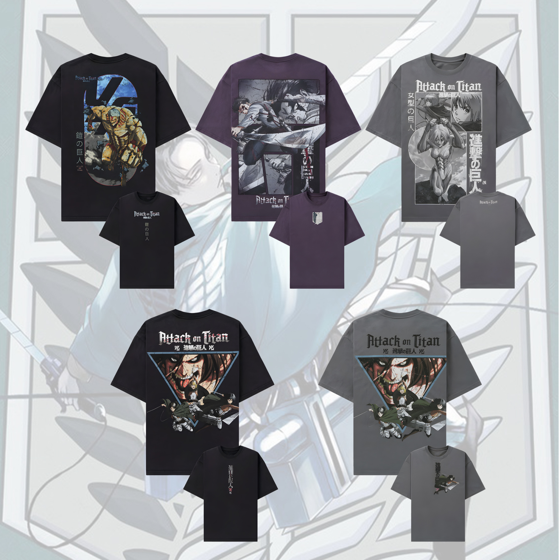 Unisex  “ATTACK ON TITAN” Casual Anime Streetwear Shorts